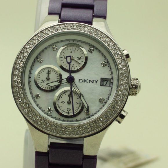 Dkny | Accessories | Dkny Ny81 Trendy Purple Band Ceramic  display picture 1